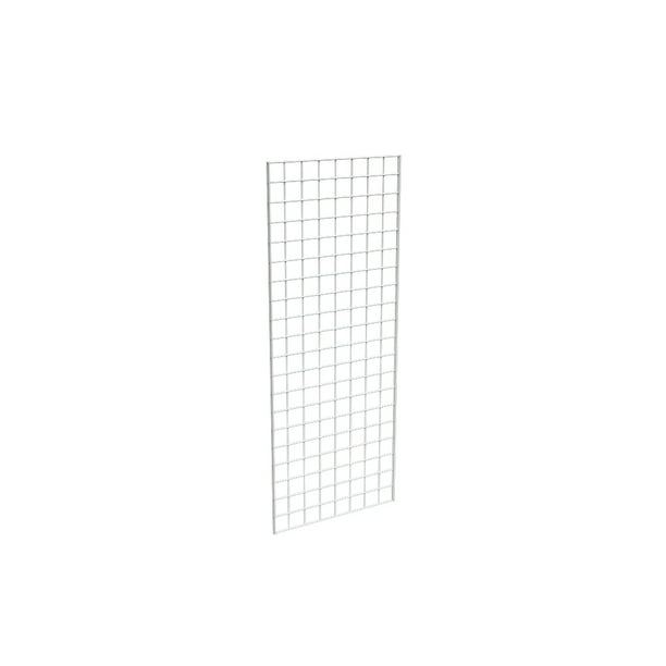 Case of 2 New Retails Chrome Finished Wire Grid Wall Panel 2 x 5 Case of 2 New Retails Chrome Finished Wire Grid Wall Panel 2 x 5
